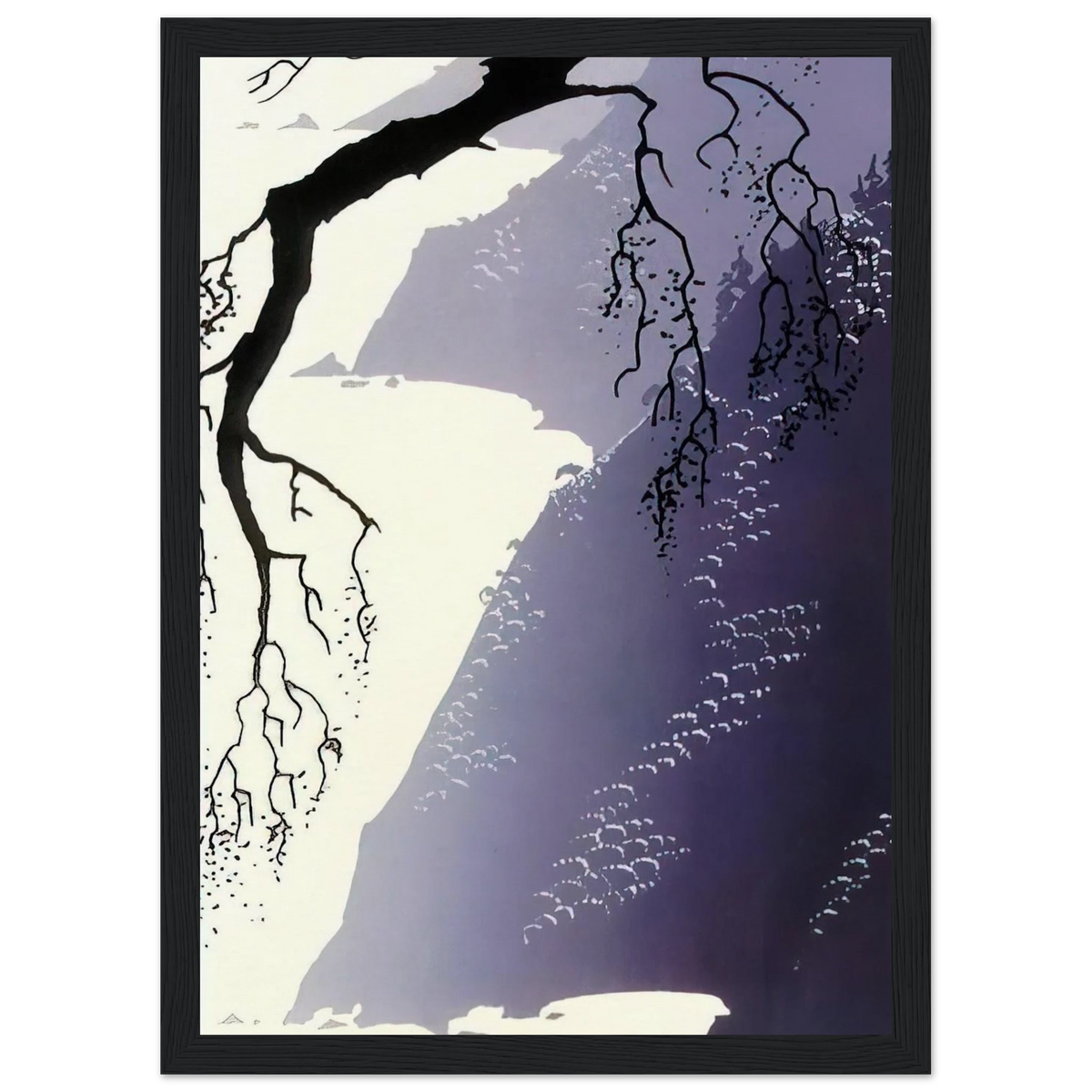 Gray Mist Framed Poster | Eyvind Earle Framed Prints Wall Art | Eyvind Earle Prints