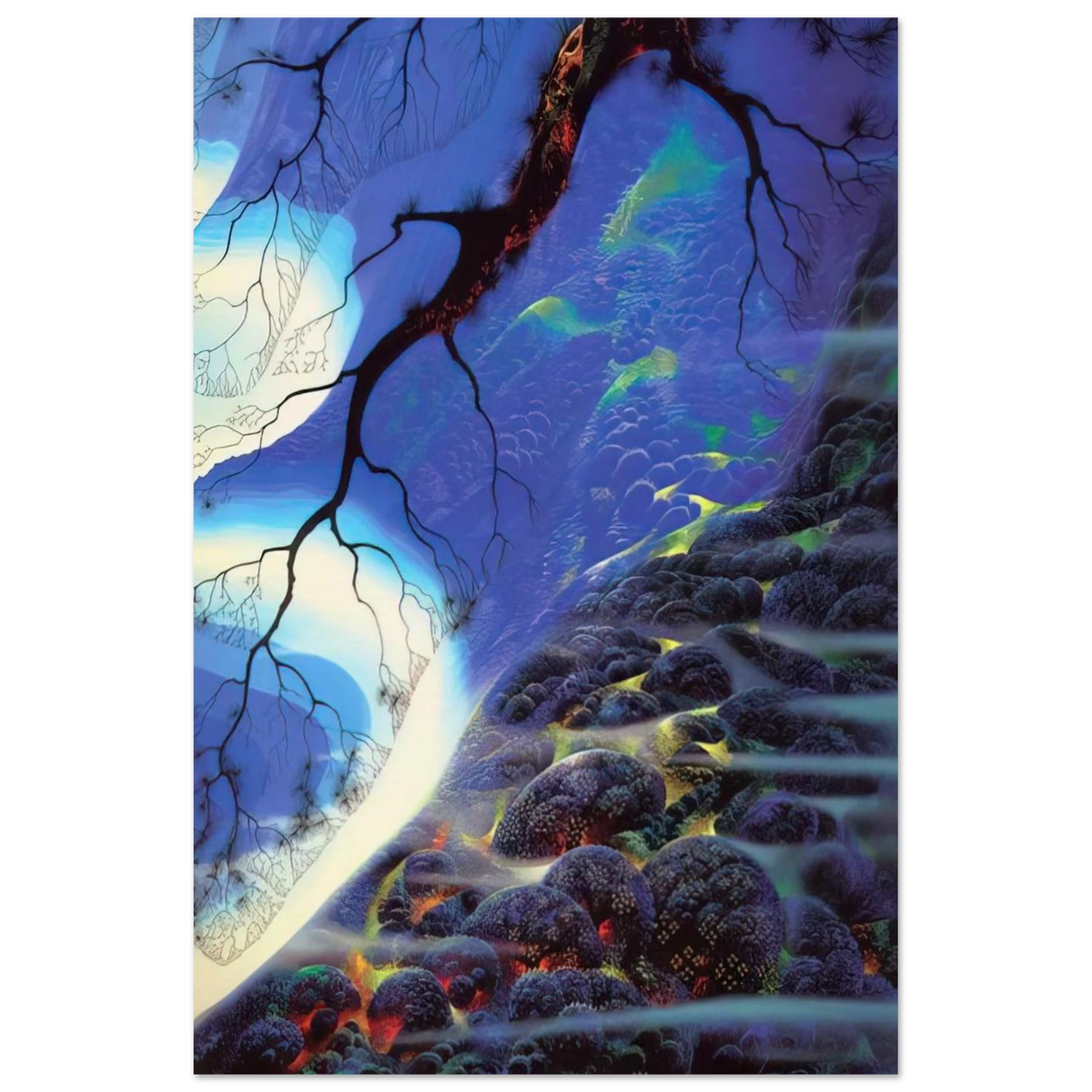 Mystical Big Sur Poster | Eyvind Earle Poster | Eyvind Earle Prints