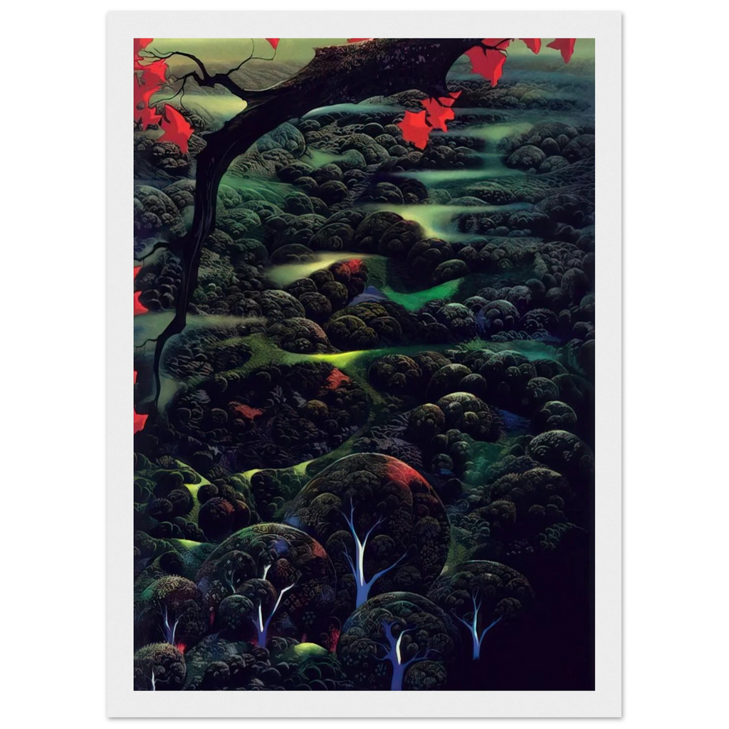 California Memories Framed Poster | Eyvind Earle Framed Prints Wall Art | Eyvind Earle Prints