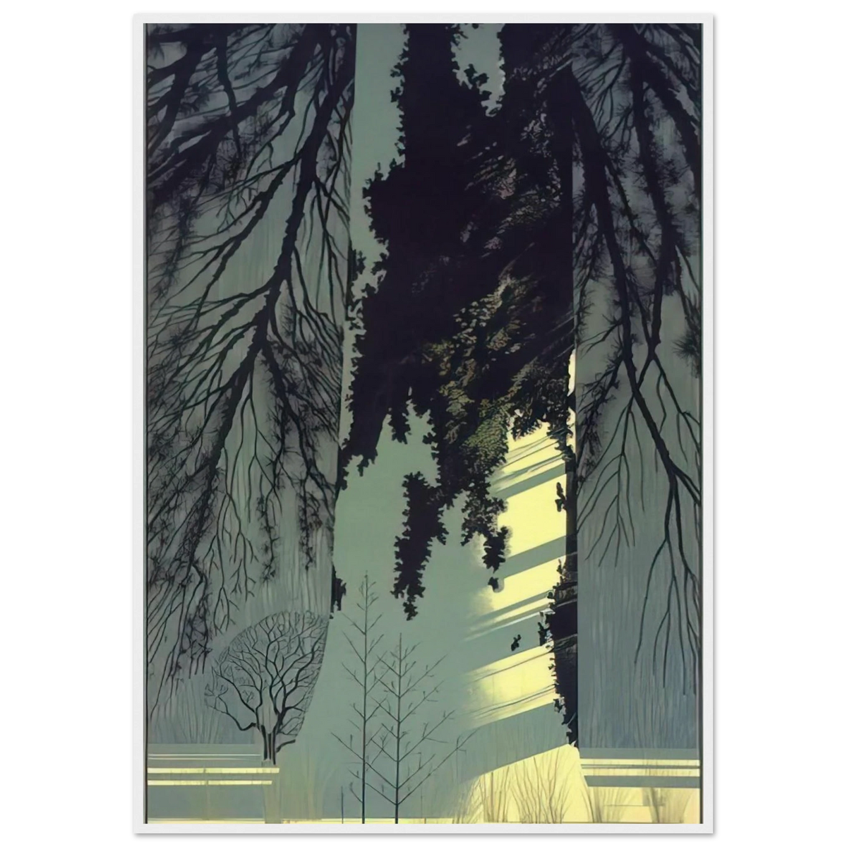 Snow White Framed Poster | Eyvind Earle Framed Prints Wall Art | Eyvind Earle Prints