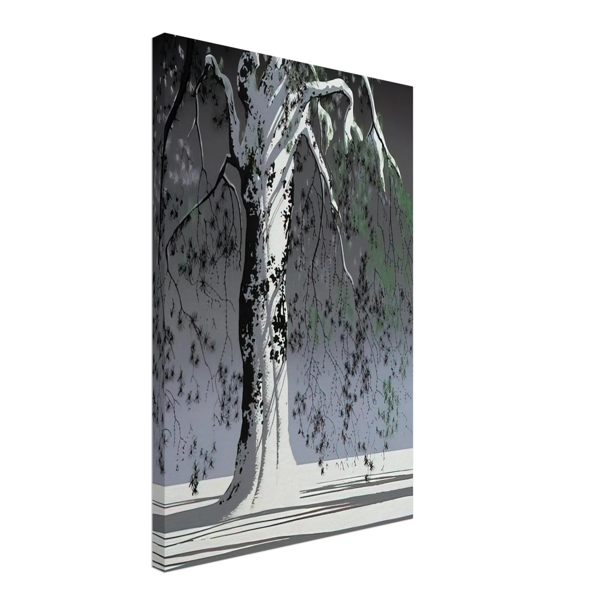 Fir Tree In Snow Canvas | Eyvind Earle Canvas | Eyvind Earle Prints