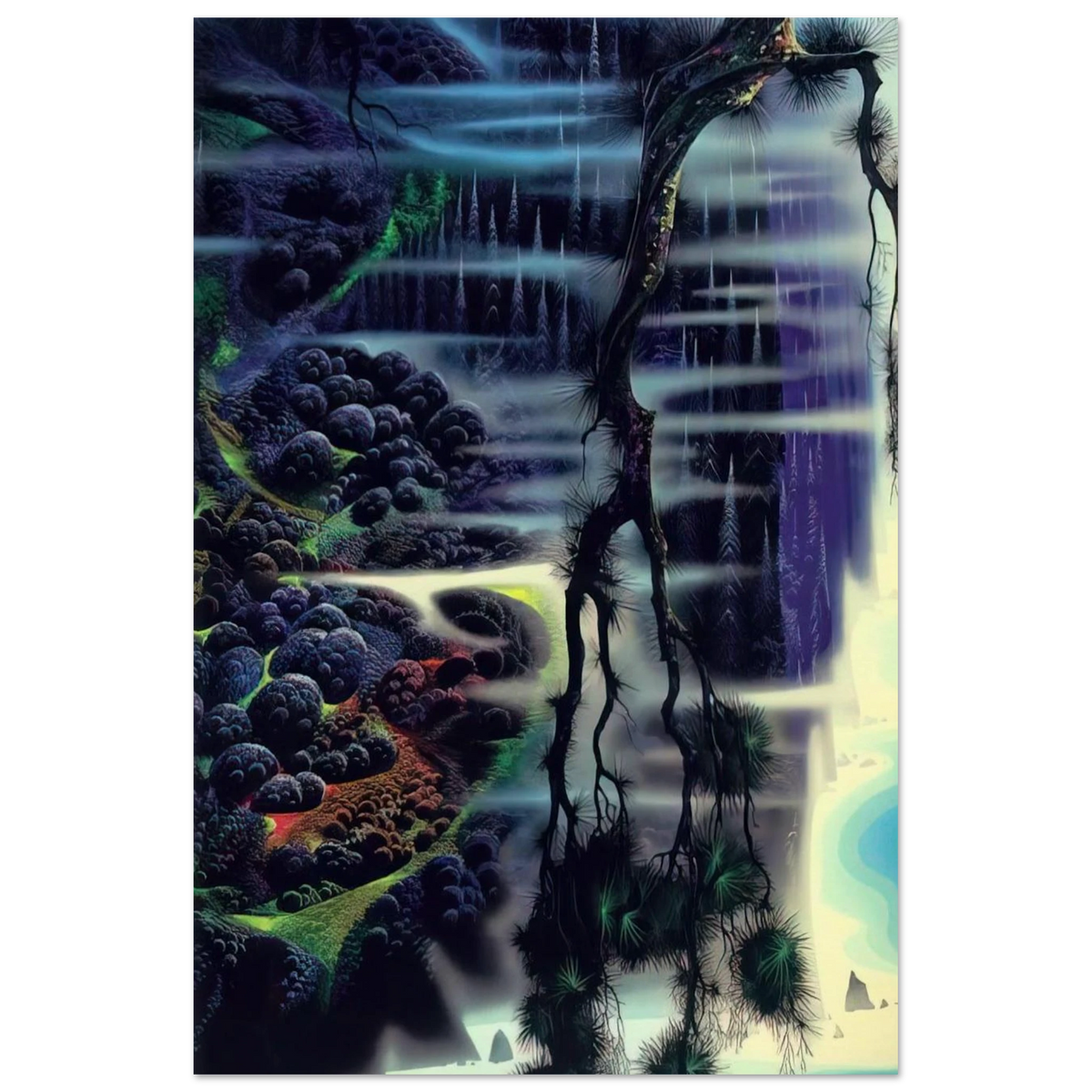 Seaside Splendor Poster | Eyvind Earle Poster | Eyvind Earle Prints