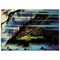 Pasture Through the Fog Poster | Eyvind Earle Poster | Eyvind Earle Prints