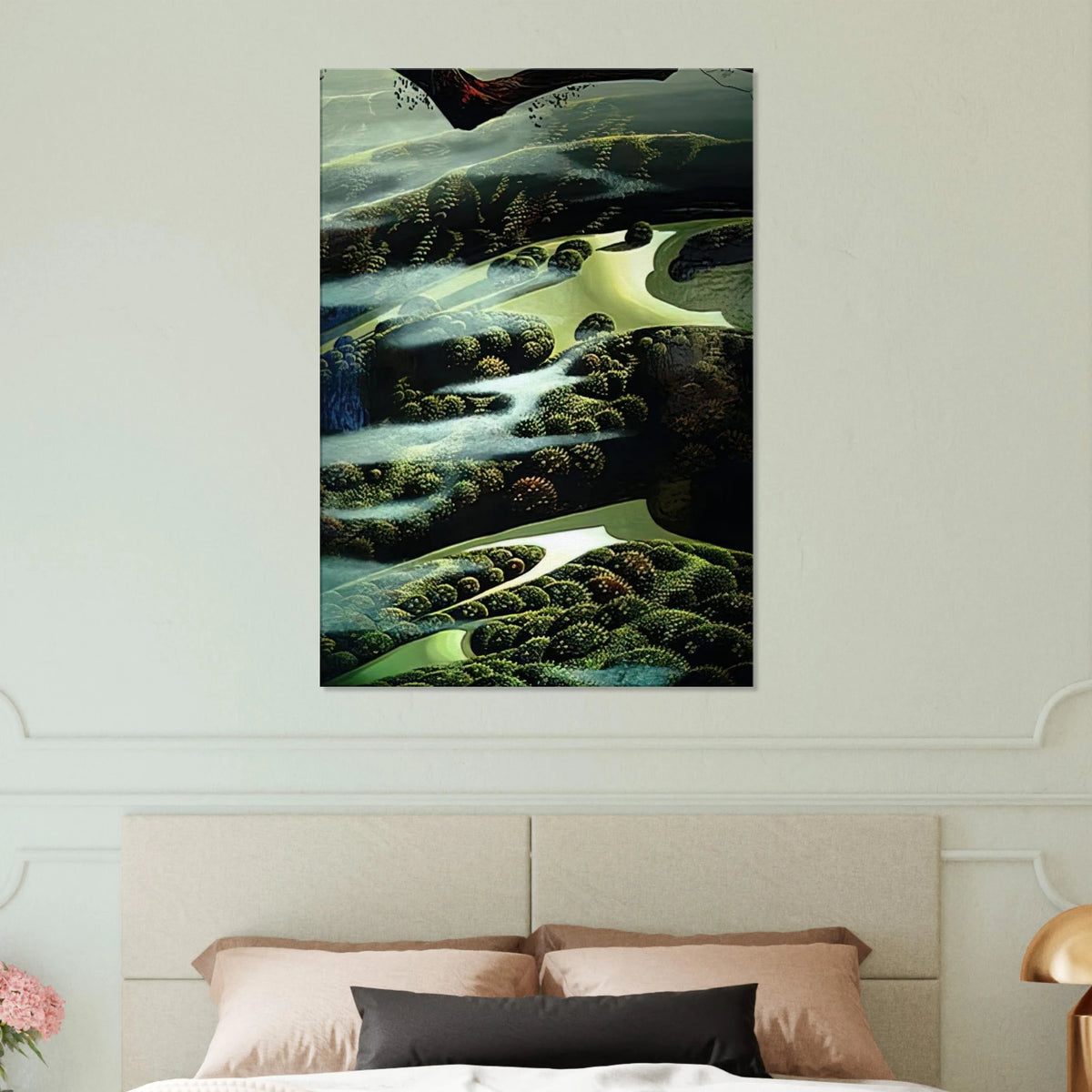 Carmel Valley Memory Canvas | Eyvind Earle Canvas | Eyvind Earle Prints