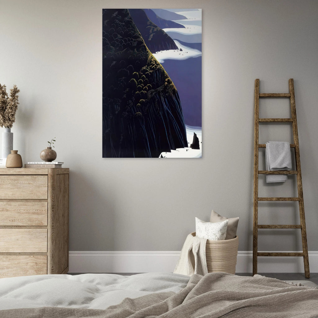 Gray Big Sur Poster | Eyvind Earle Poster | Eyvind Earle Prints