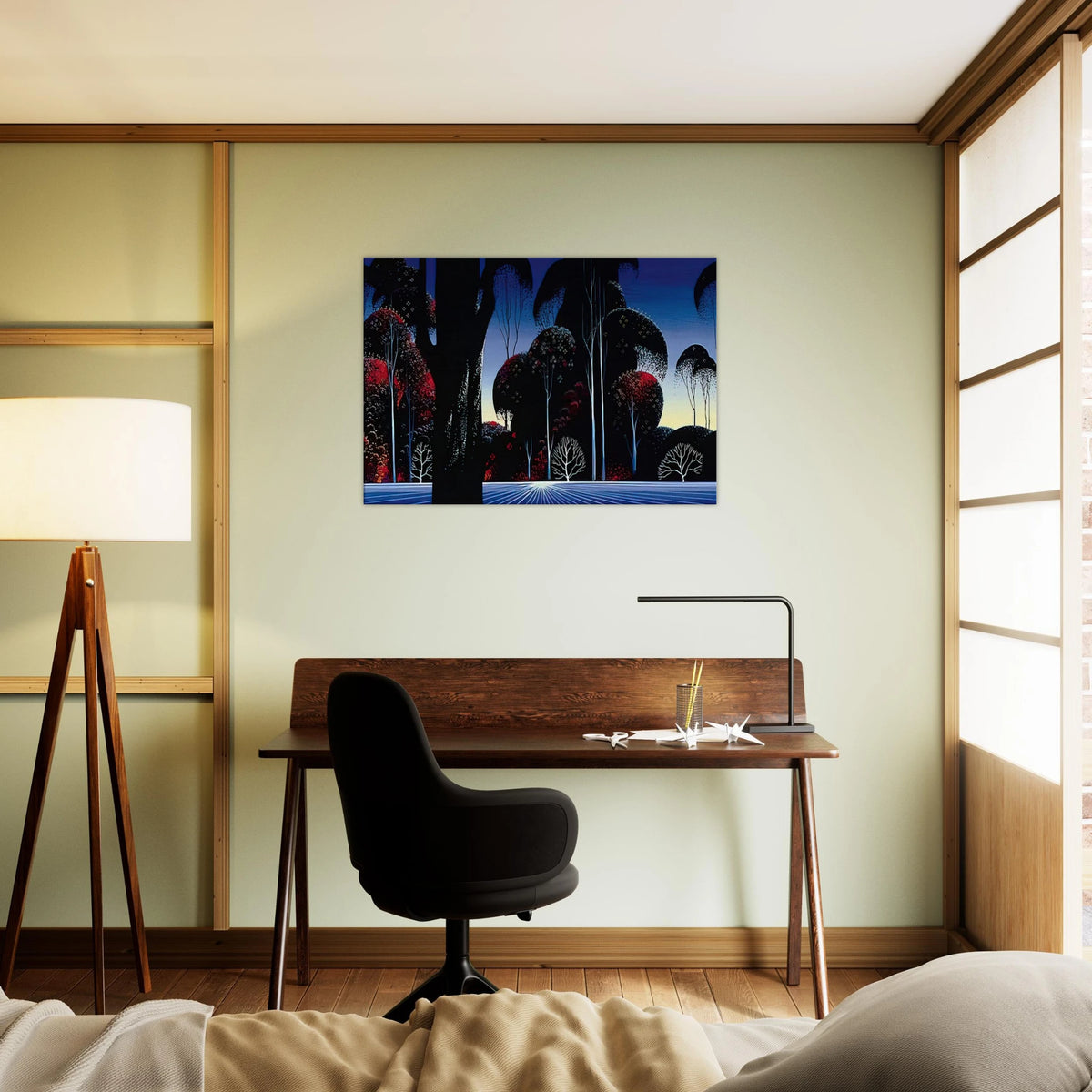 Dark Silence Canvas | Eyvind Earle Canvas | Eyvind Earle Prints
