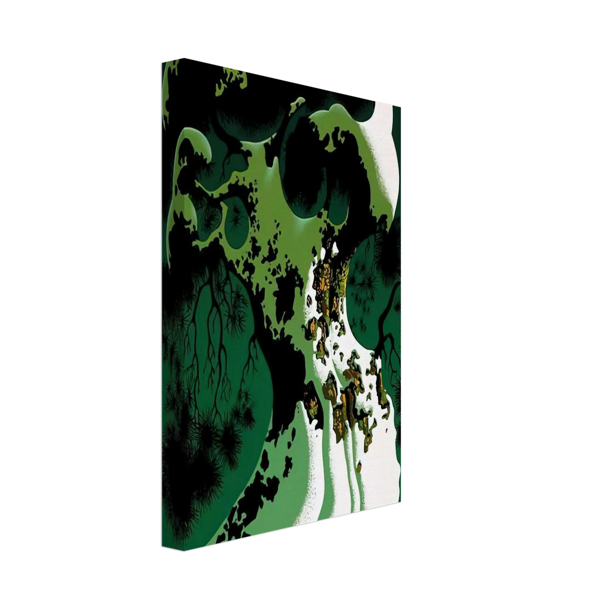 Snow Covered Bonsai Canvas | Eyvind Earle Canvas | Eyvind Earle Prints