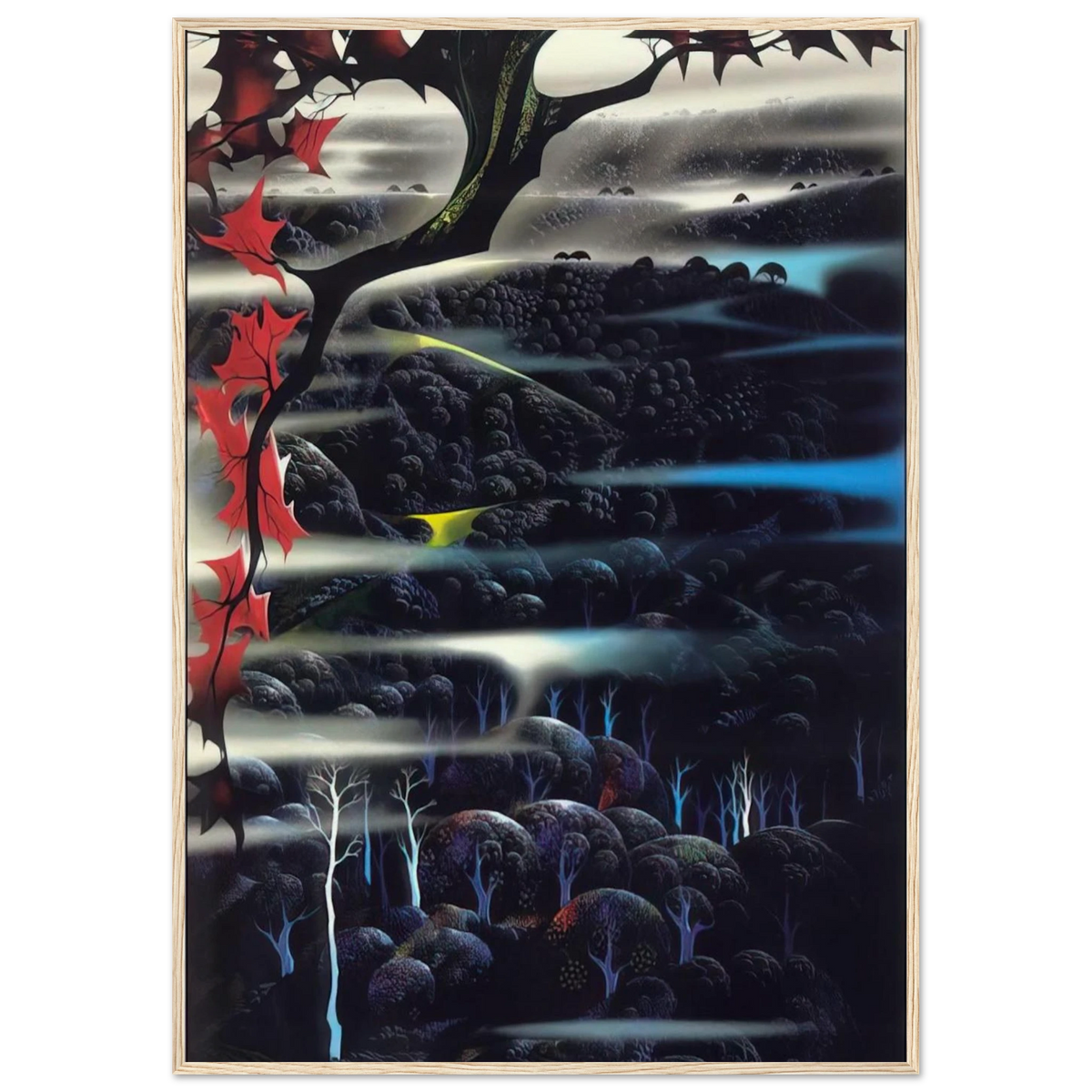 Into the Forest Framed Poster | Eyvind Earle Framed Prints Wall Art | Eyvind Earle Prints
