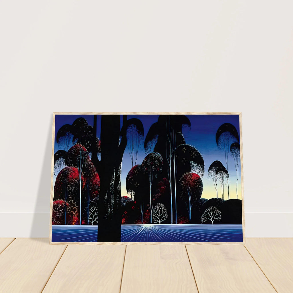 Dark Silence Framed Poster | Eyvind Earle Framed Prints Wall Art | Eyvind Earle Prints