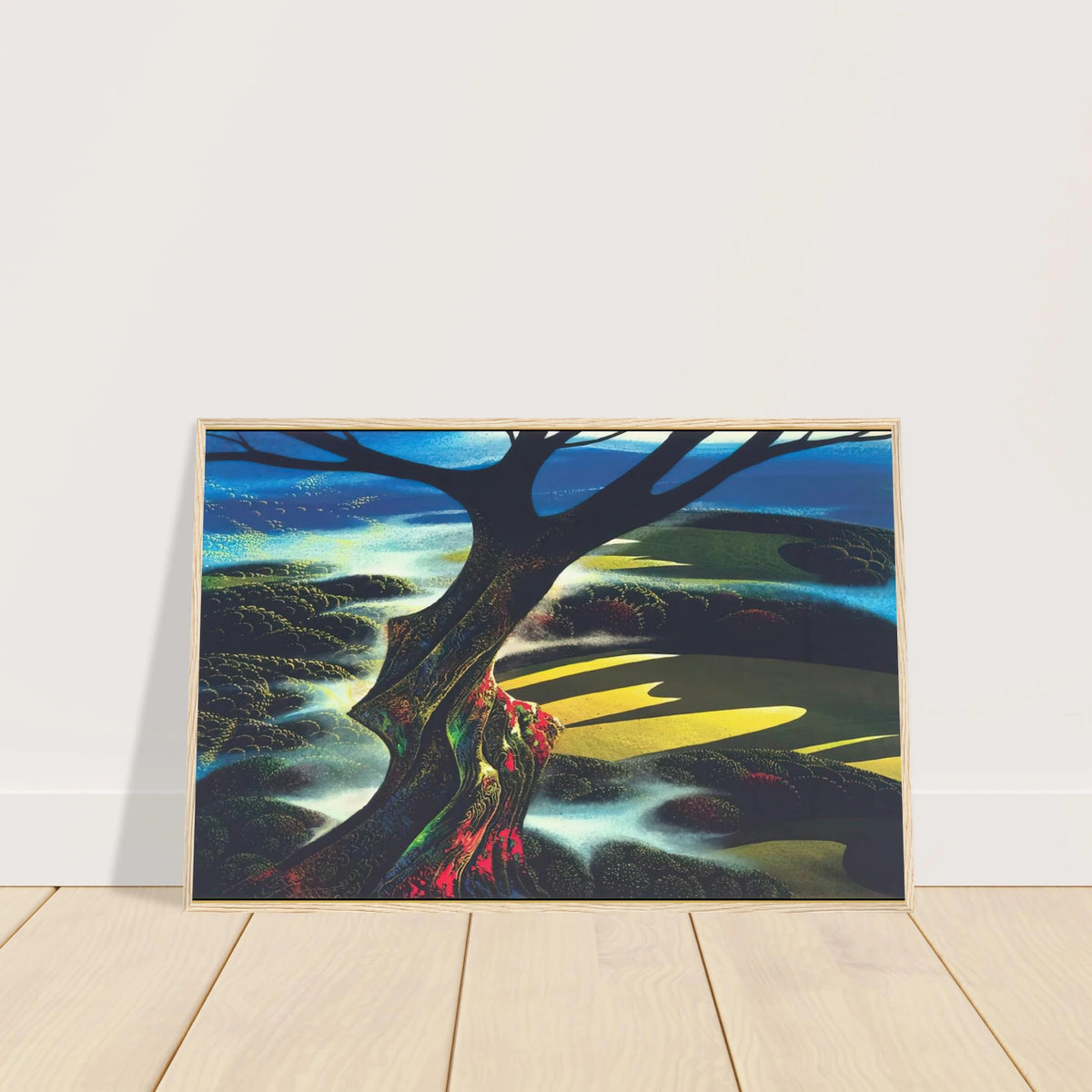 Autumn Shadows Framed Poster | Eyvind Earle Framed Prints Wall Art | Eyvind Earle Prints