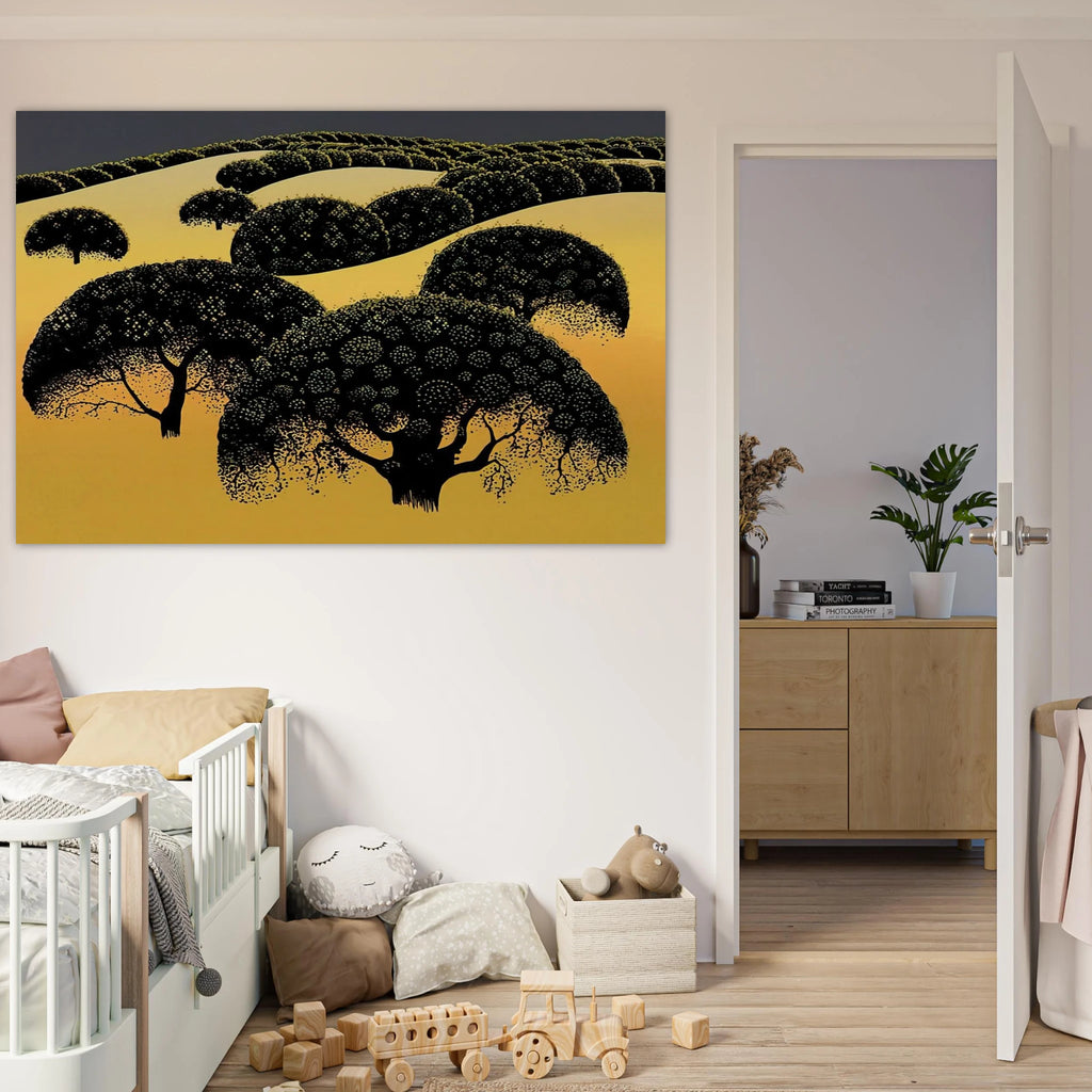 Santa Ynez Oaks Poster | Eyvind Earle Poster | Eyvind Earle Prints
