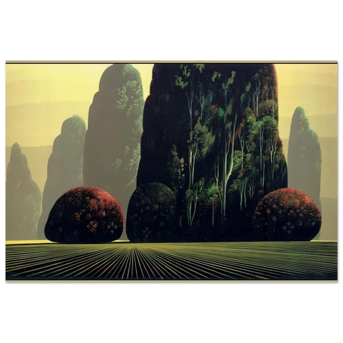 Autumn Eucalyptus Poster | Eyvind Earle Poster | Eyvind Earle Prints