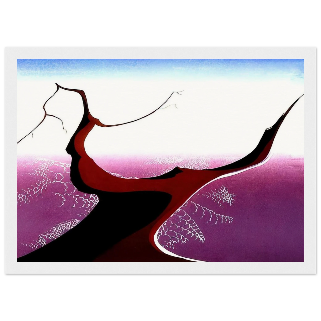 Desert Tree Framed Poster | Eyvind Earle Framed Prints Wall Art | Eyvind Earle Prints