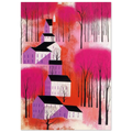 Autumn Sunset Poster | Eyvind Earle Poster | Eyvind Earle Prints