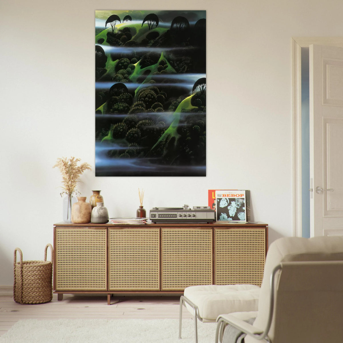 Early Morning Fog Poster | Eyvind Earle Poster | Eyvind Earle Prints