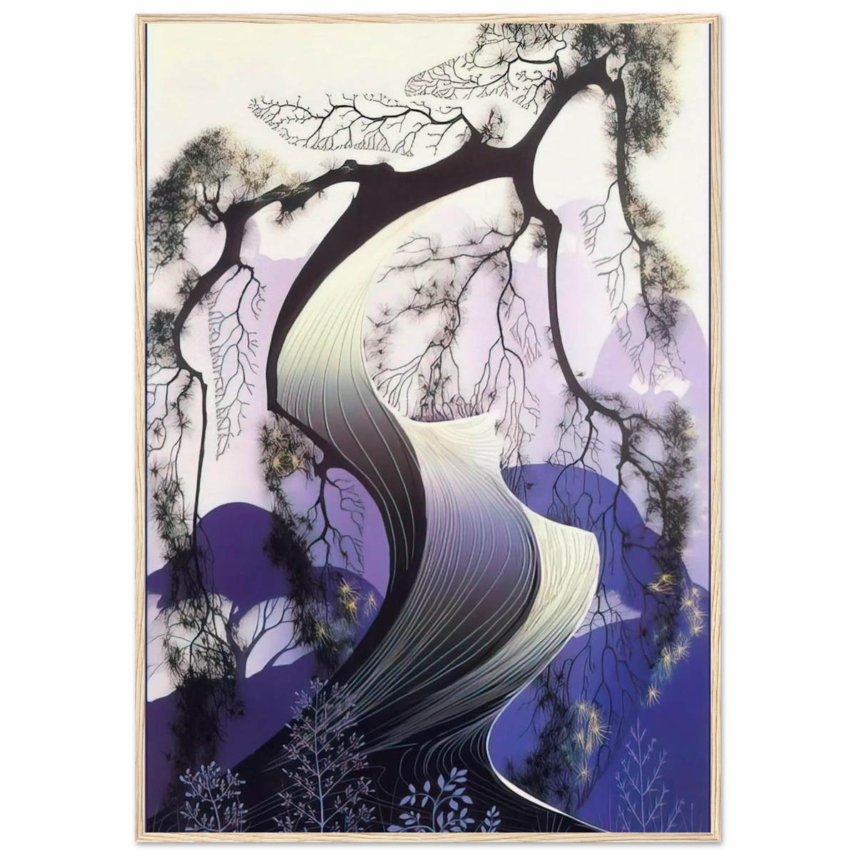 Bonsai Framed Poster | Eyvind Earle Framed Prints Wall Art | Eyvind Earle Prints