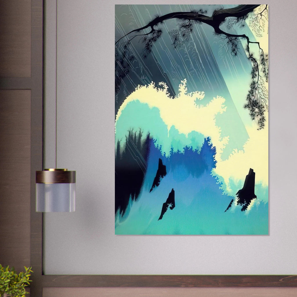 Ocean Splash Poster | Eyvind Earle Poster | Eyvind Earle Prints