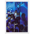 Midnight Blue Framed Poster | Eyvind Earle Framed Prints Wall Art | Eyvind Earle Prints