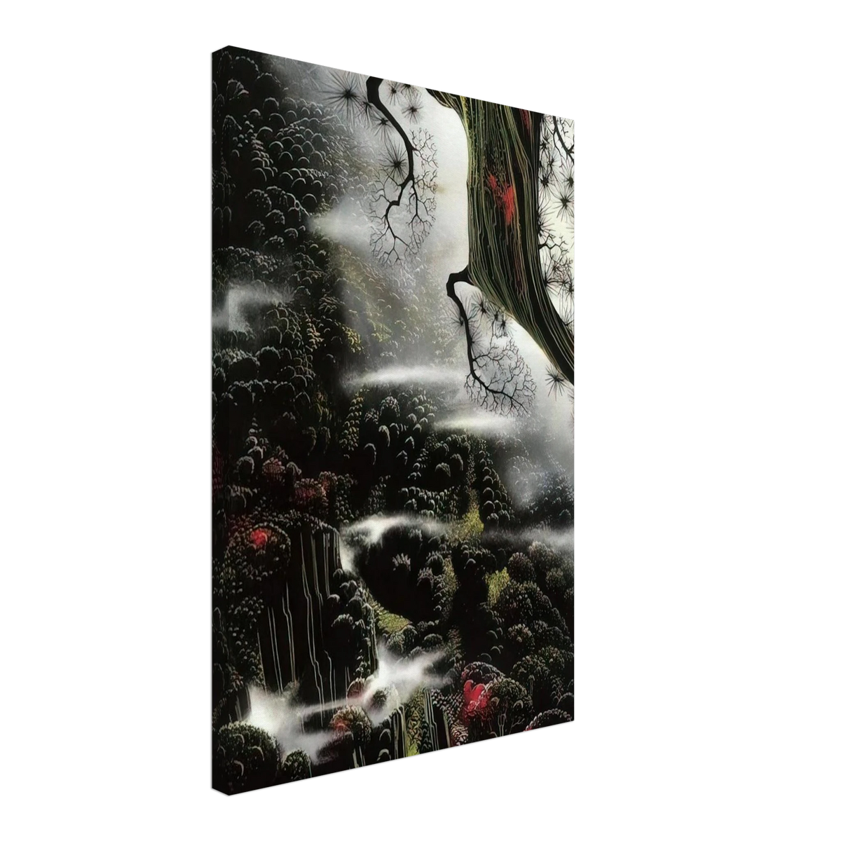 Wisps of Fog and Branch Canvas | Eyvind Earle Canvas | Eyvind Earle Prints