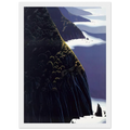 Gray Big Sur Framed Poster | Eyvind Earle Framed Prints Wall Art | Eyvind Earle Prints