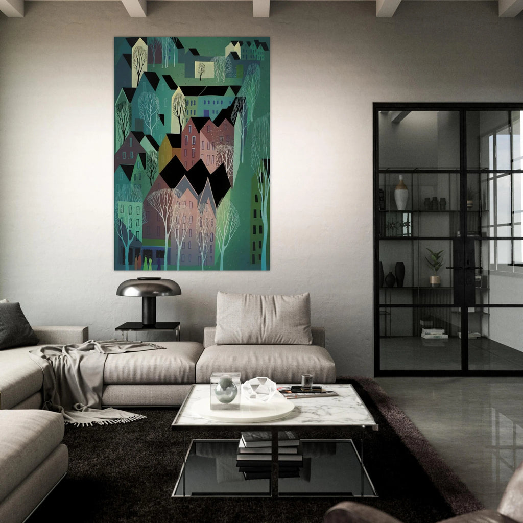 Village Poster | Eyvind Earle Poster | Eyvind Earle Prints