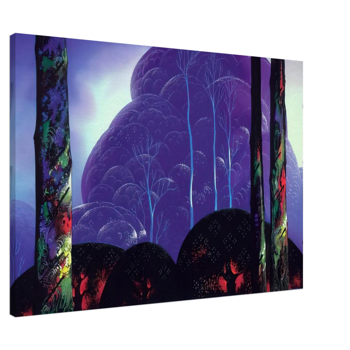 Purple Sunset Canvas | Eyvind Earle Canvas | Eyvind Earle Prints