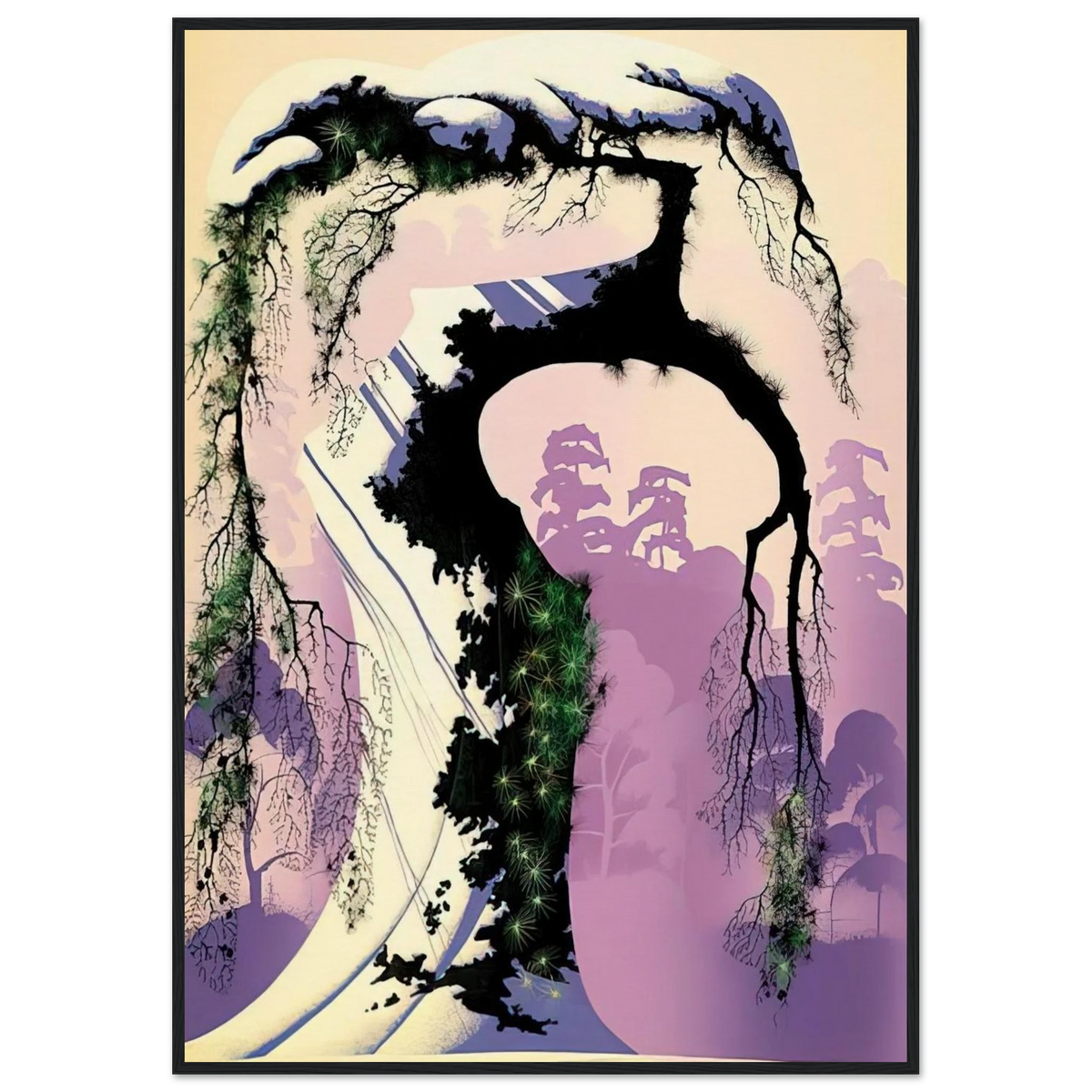 Norway Pine Framed Poster | Eyvind Earle Framed Prints Wall Art | Eyvind Earle Prints
