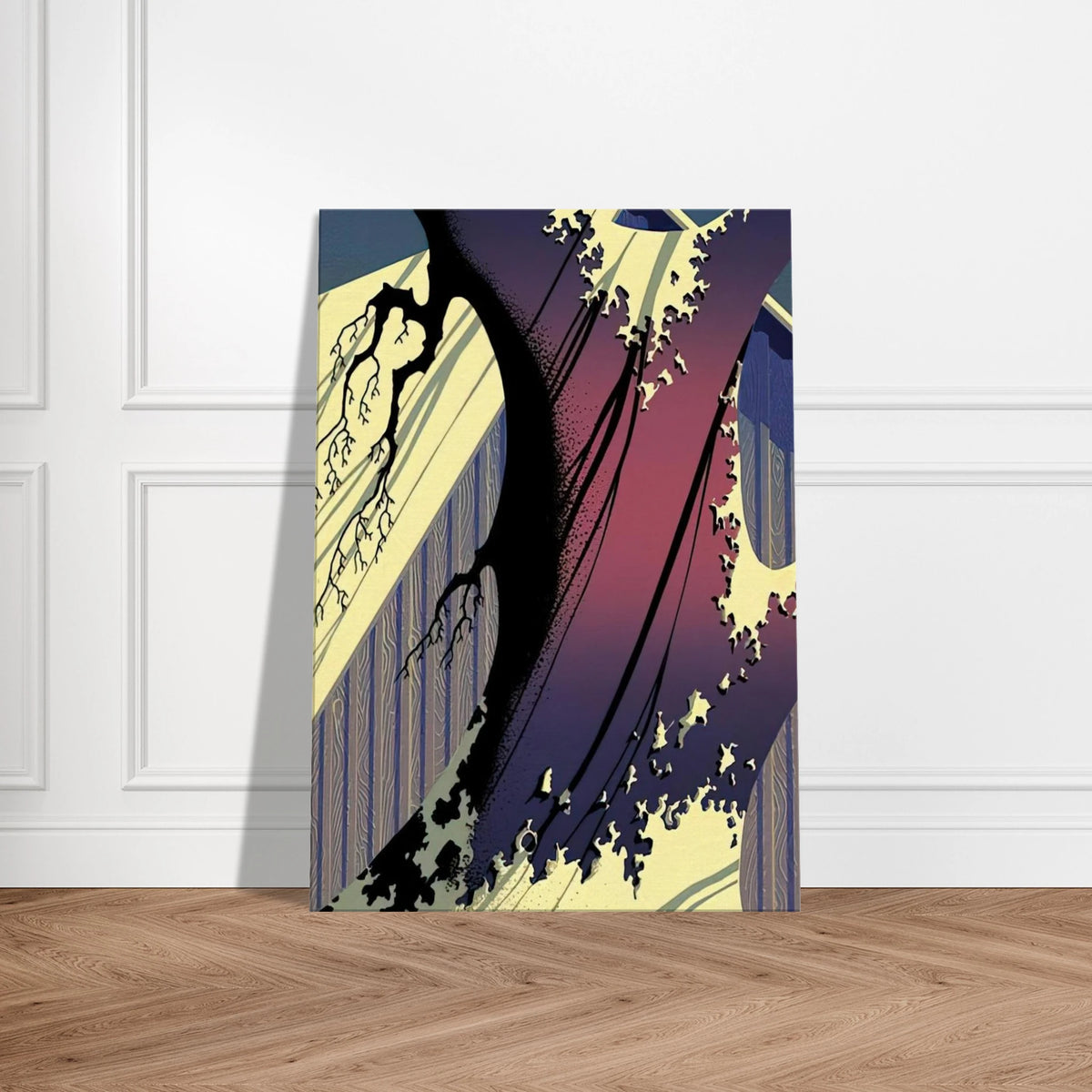 Mauve Barn Canvas | Eyvind Earle Canvas | Eyvind Earle Prints