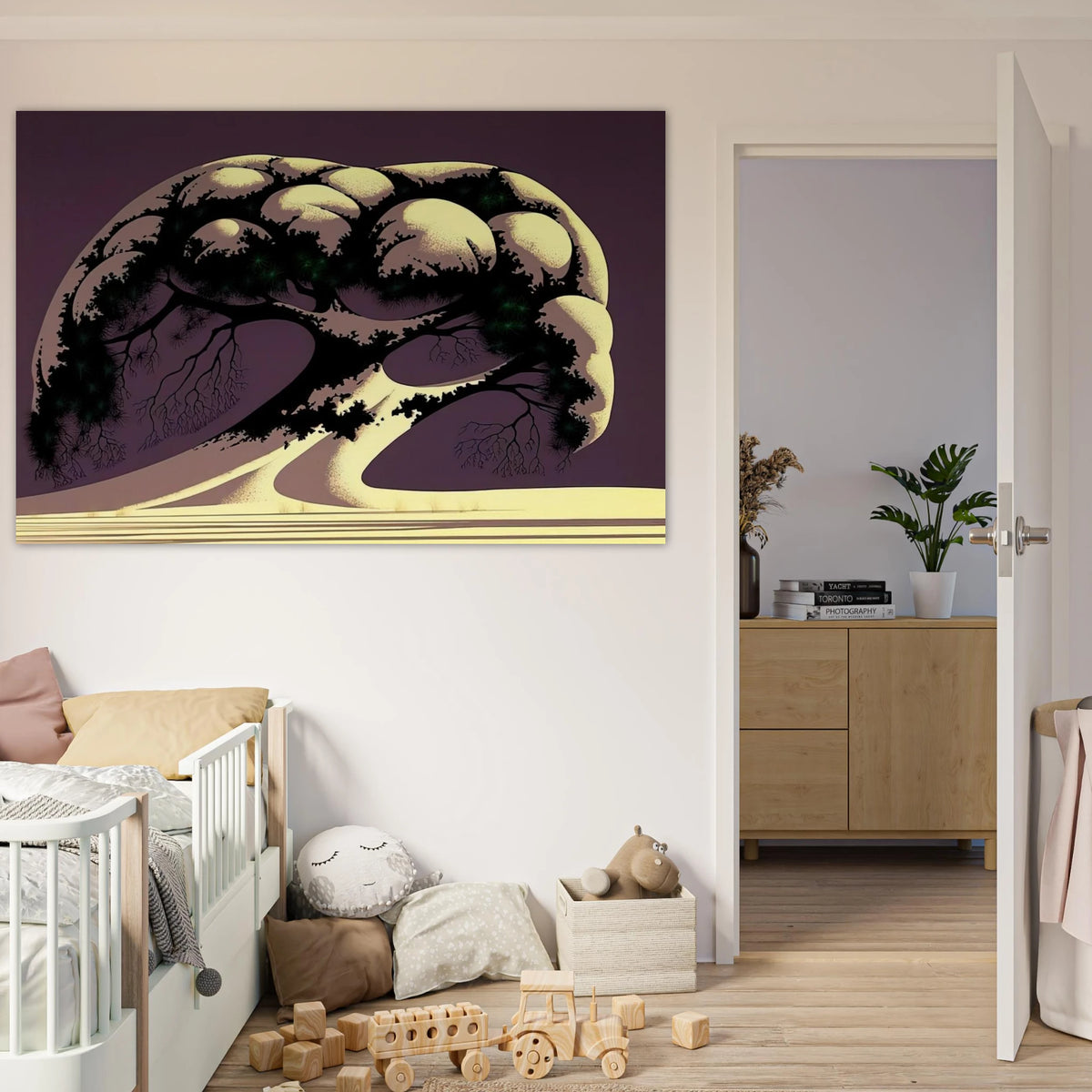Snow Tree Poster | Eyvind Earle Poster | Eyvind Earle Prints