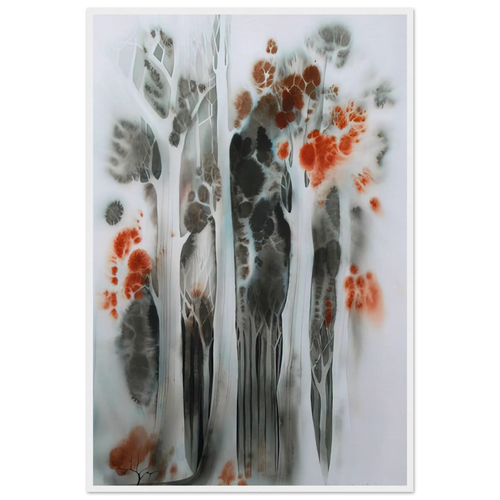 Autumn Forest Framed Poster | Eyvind Earle Framed Prints Wall Art | Eyvind Earle Prints