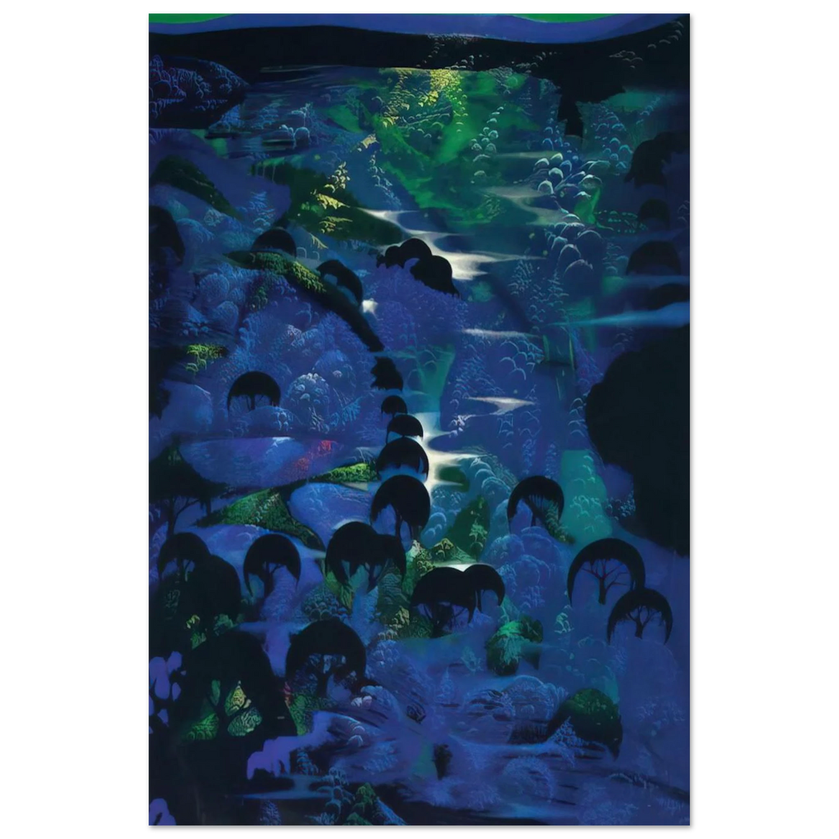 Beneath an Emerald Sky Poster | Eyvind Earle Poster | Eyvind Earle Prints