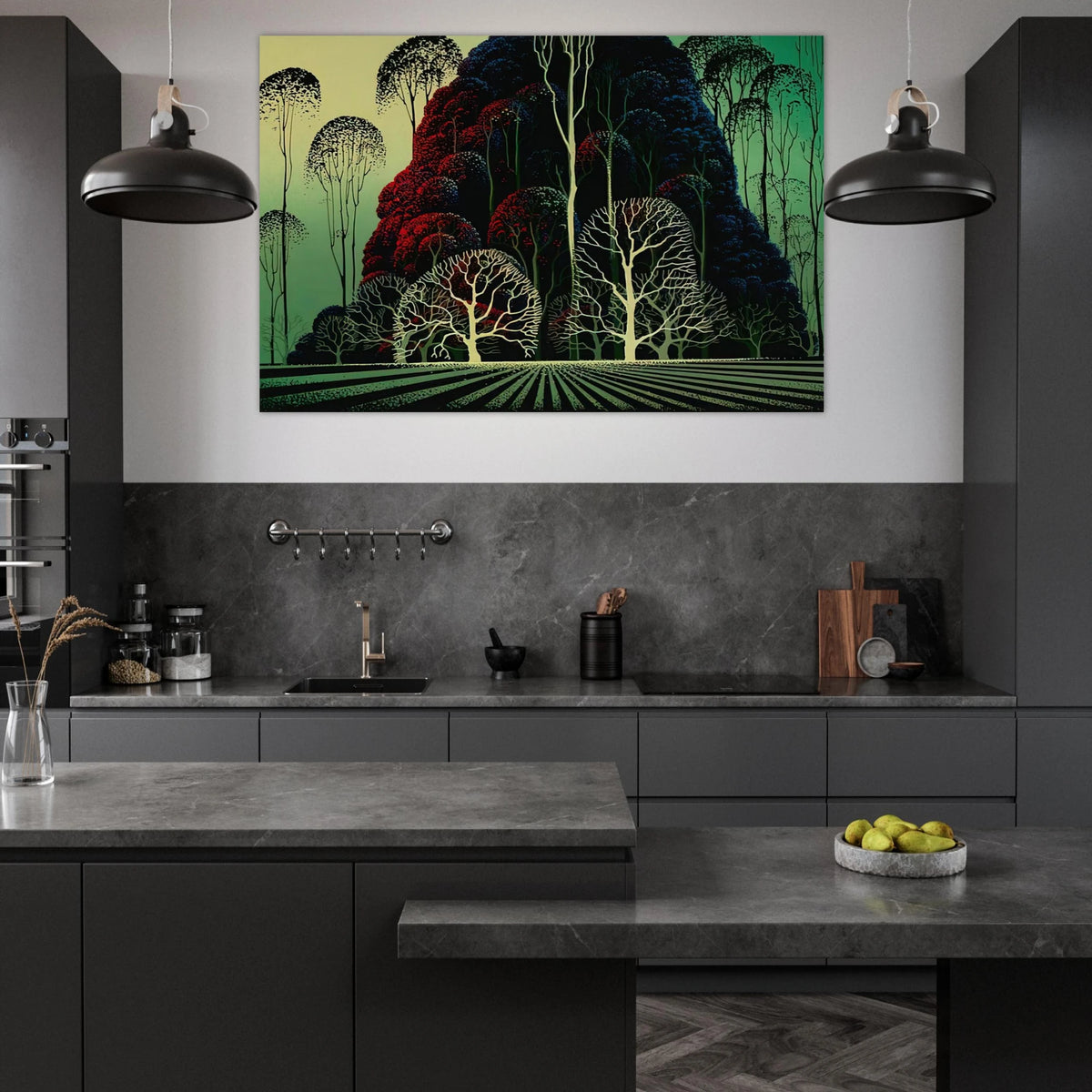 Eucalyptus Forest Poster | Eyvind Earle Poster | Eyvind Earle Prints