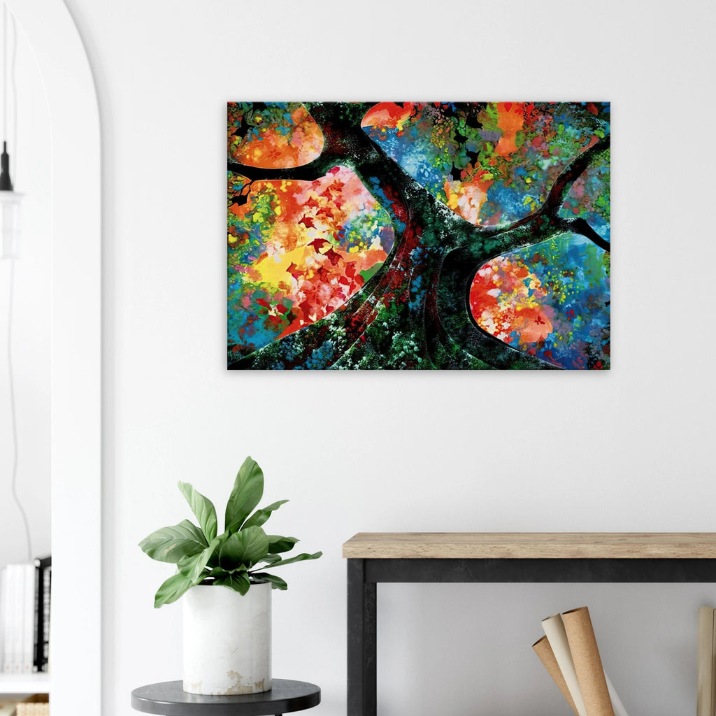 Waves of Golden Fire Canvas | Eyvind Earle Canvas | Eyvind Earle Prints