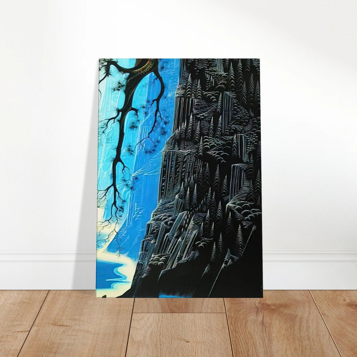Cliffs Ascending Canvas | Eyvind Earle Canvas | Eyvind Earle Prints