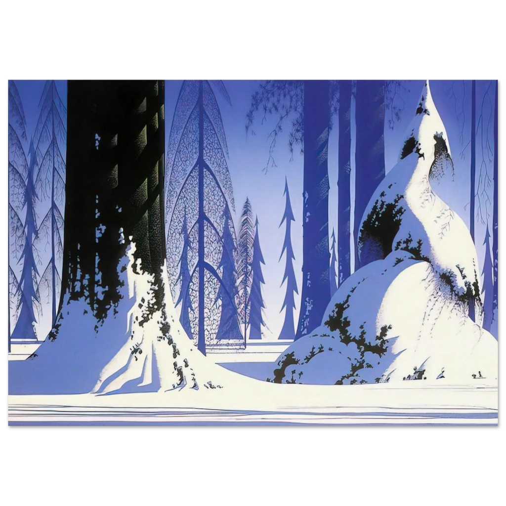 Winter Poster | Eyvind Earle Poster | Eyvind Earle Prints