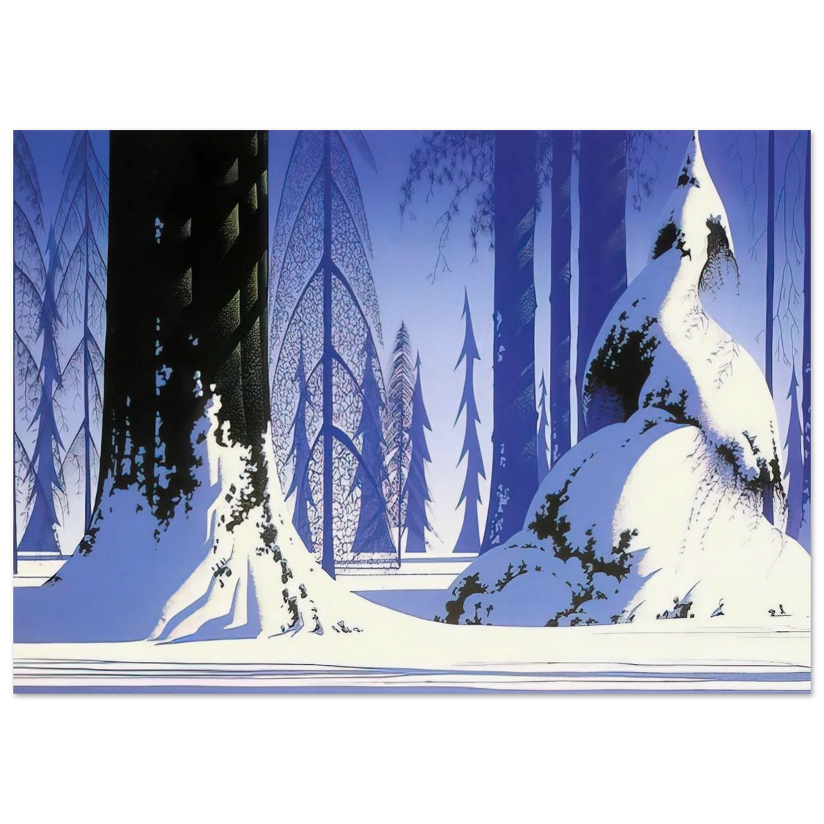 Winter Poster | Eyvind Earle Poster | Eyvind Earle Prints