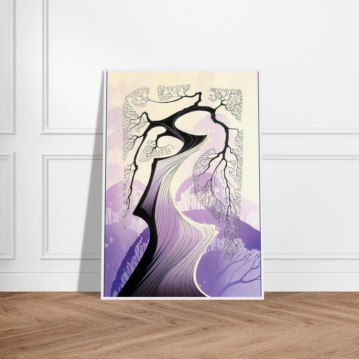 Carmel Cypress Framed Poster | Eyvind Earle Framed Prints Wall Art | Eyvind Earle Prints