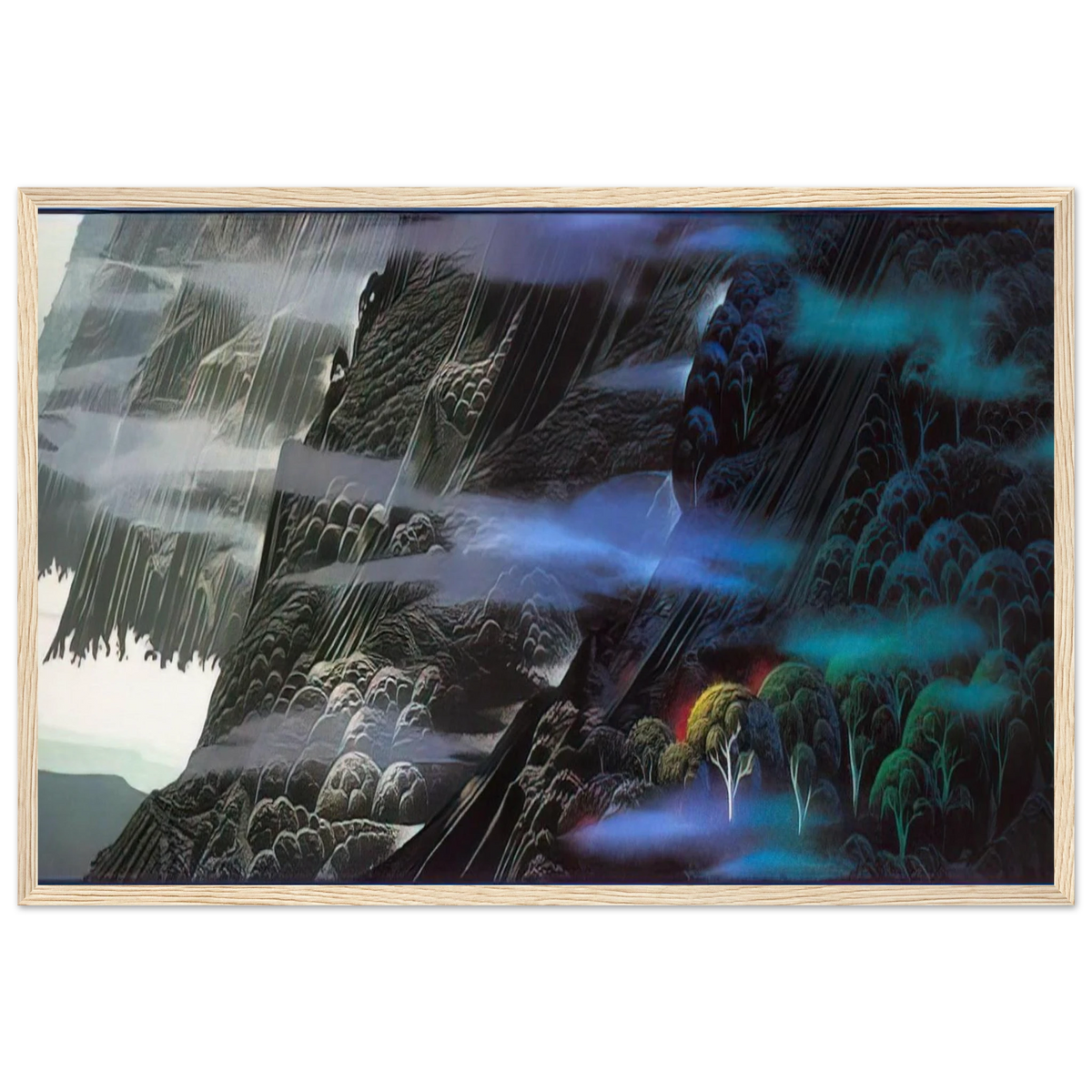 Emerald Coast Framed Poster | Eyvind Earle Framed Prints Wall Art | Eyvind Earle Prints