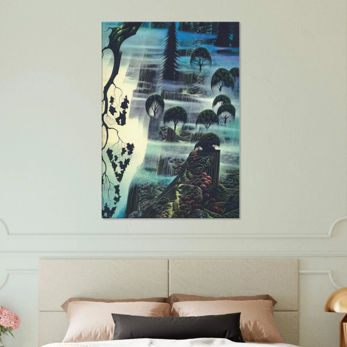 Surf Wind and Fog Canvas | Eyvind Earle Canvas | Eyvind Earle Prints