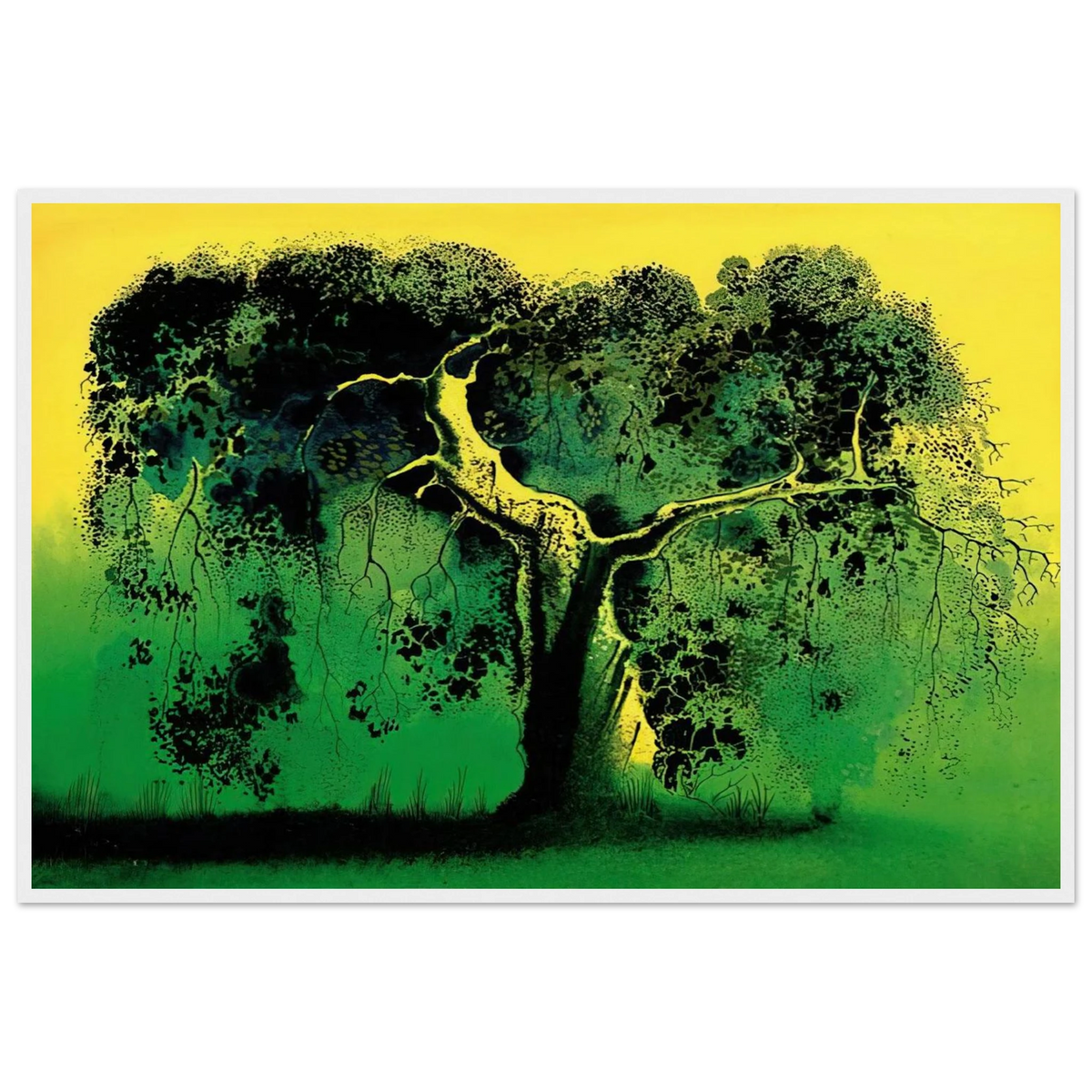 Sycamore Framed Poster | Eyvind Earle Framed Prints Wall Art | Eyvind Earle Prints