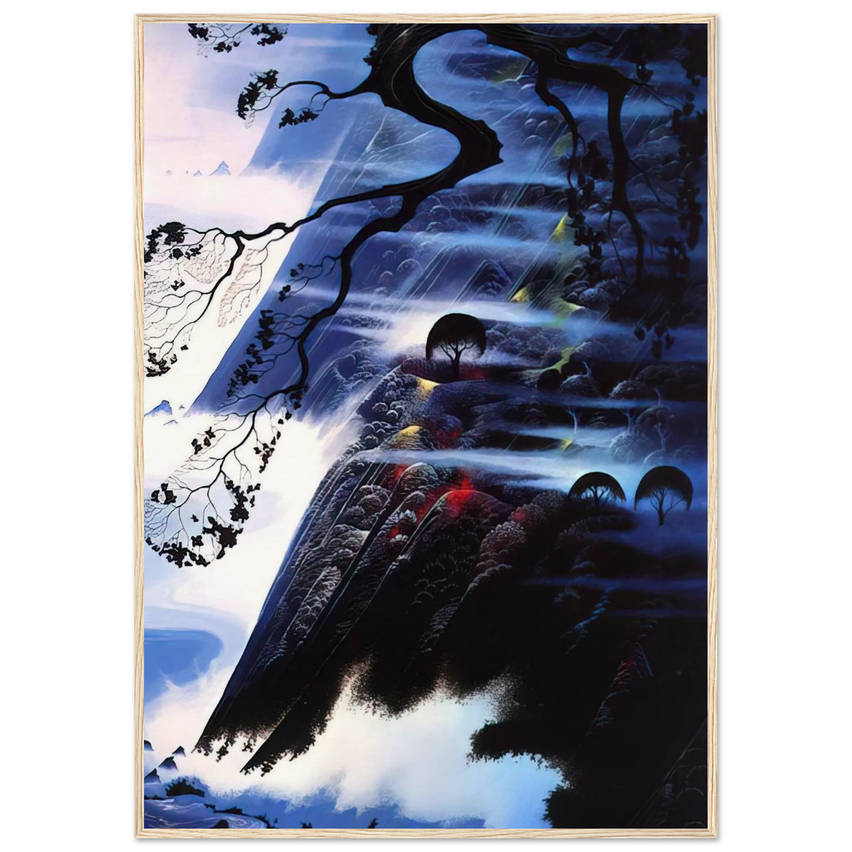 Fog Light Framed Poster | Eyvind Earle Framed Prints Wall Art | Eyvind Earle Prints
