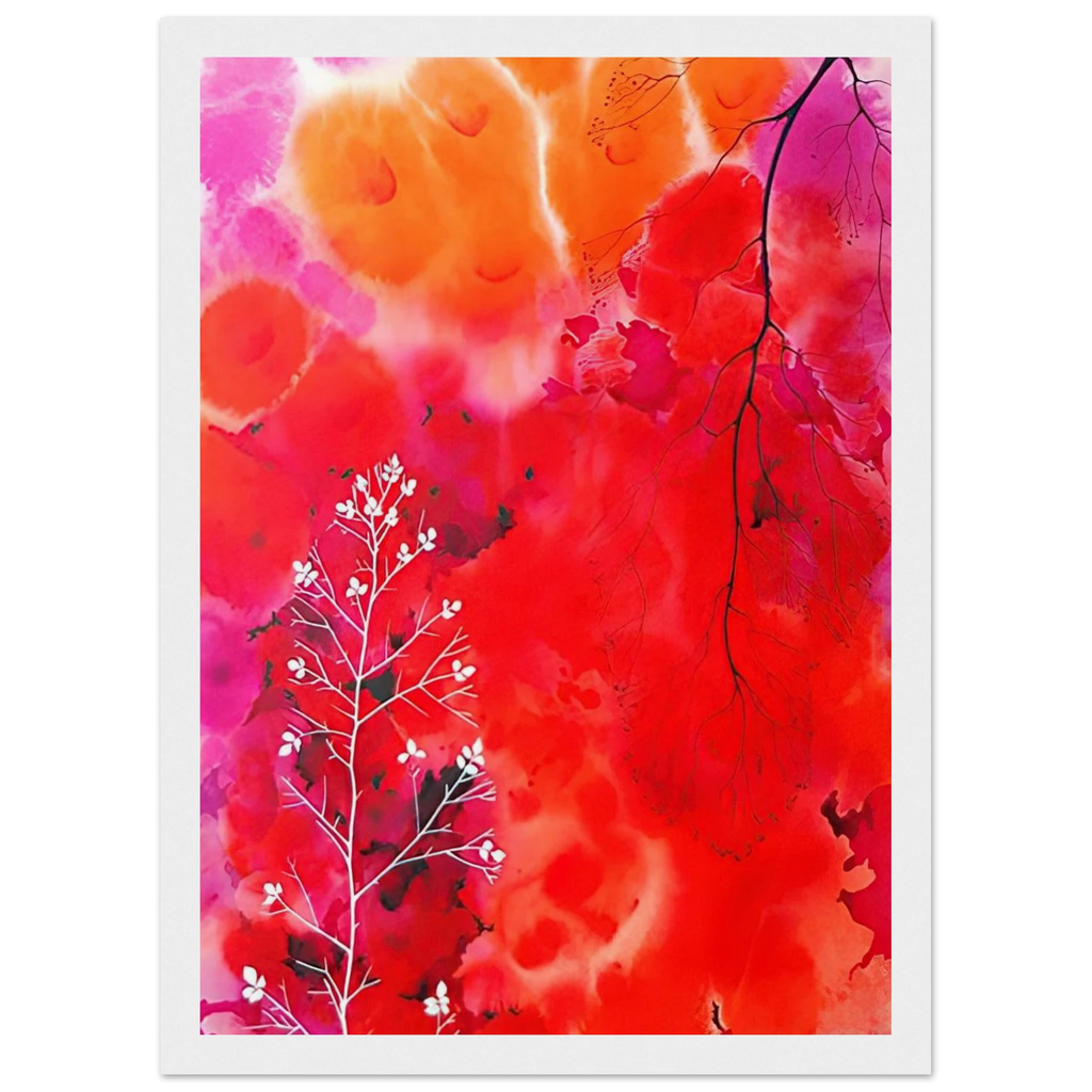 Flower Fantasy Framed Poster | Eyvind Earle Framed Prints Wall Art | Eyvind Earle Prints