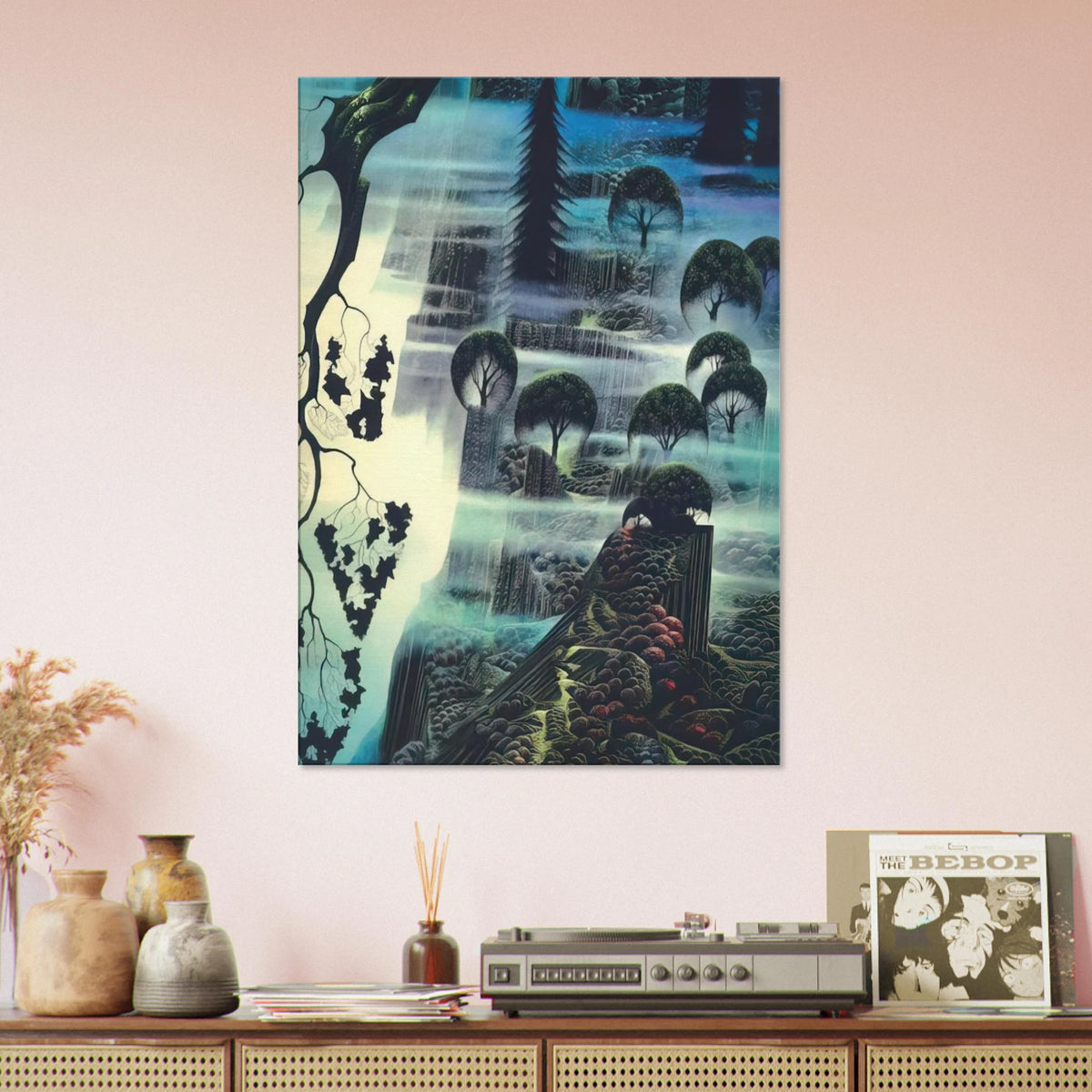 Surf Wind and Fog Canvas | Eyvind Earle Canvas | Eyvind Earle Prints