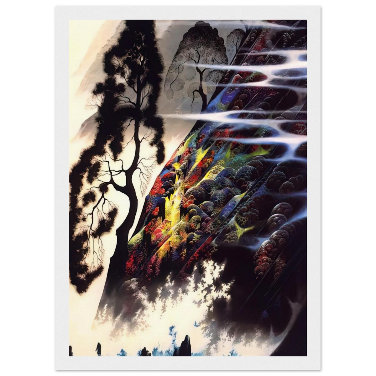 Radiant Splendor Framed Poster | Eyvind Earle Framed Prints Wall Art | Eyvind Earle Prints