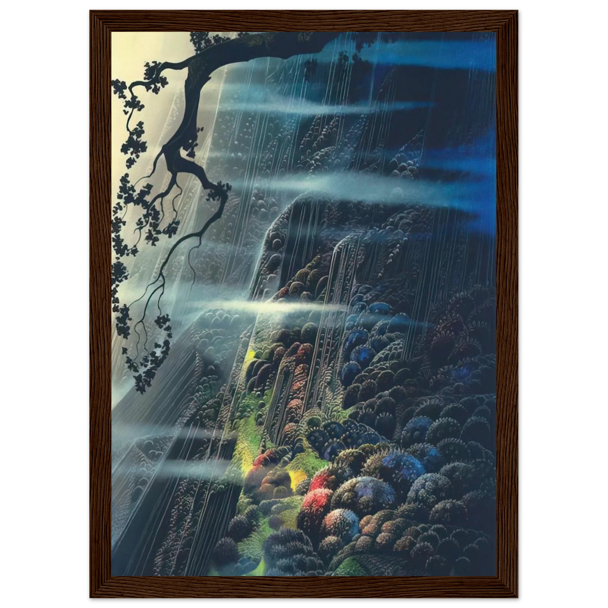 Evening Magic Framed Poster | Eyvind Earle Framed Prints Wall Art | Eyvind Earle Prints