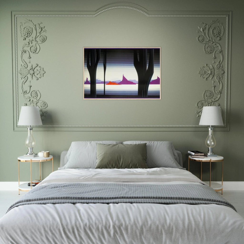 Saguaro Framed Poster | Eyvind Earle Framed Prints Wall Art | Eyvind Earle Prints