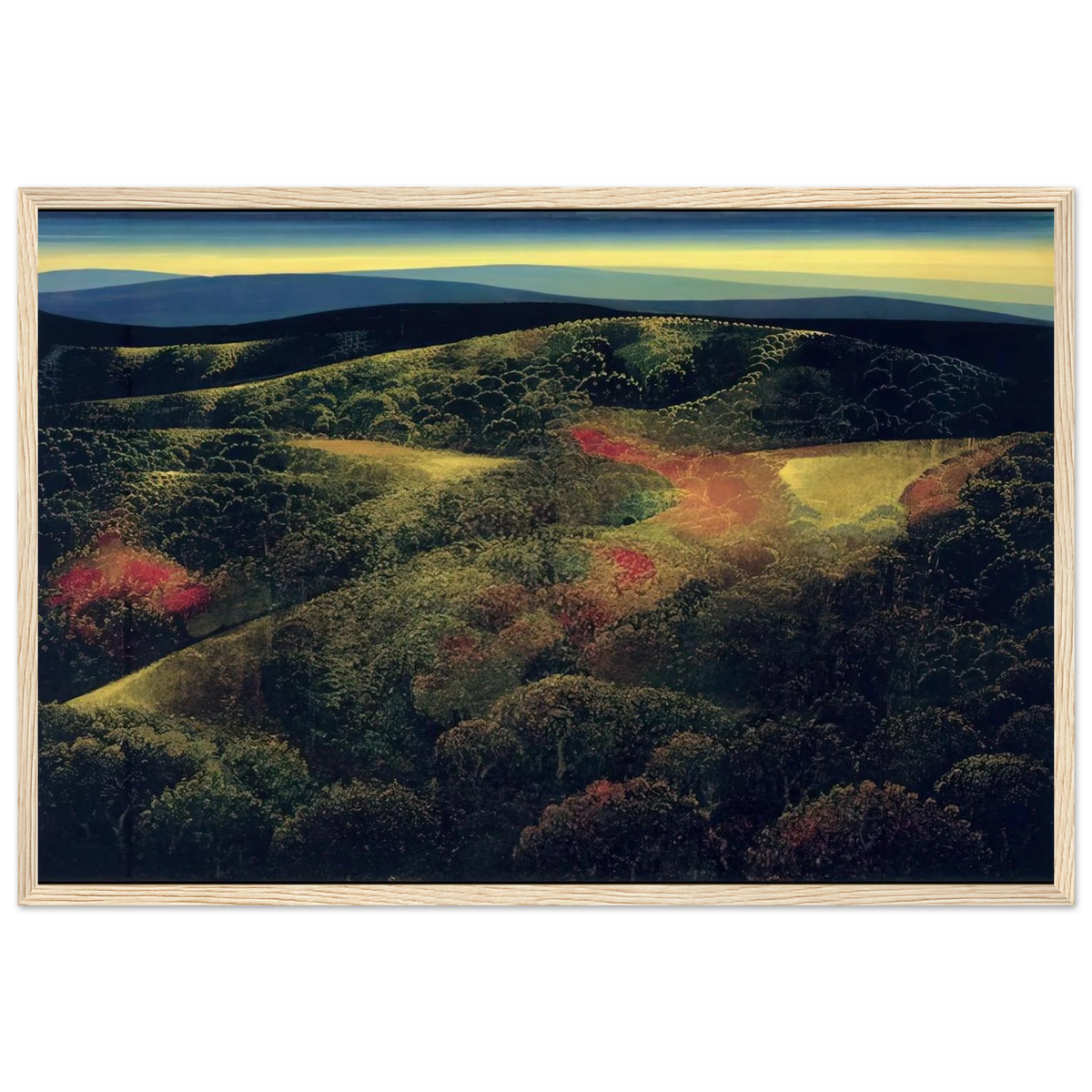 Late October Framed Poster | Eyvind Earle Framed Prints Wall Art | Eyvind Earle Prints