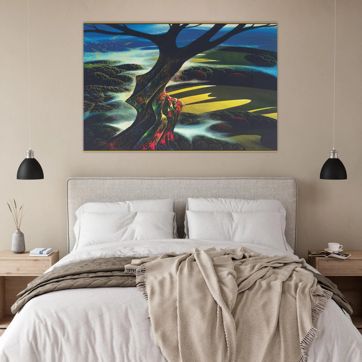 Autumn Shadows Poster | Eyvind Earle Poster | Eyvind Earle Prints