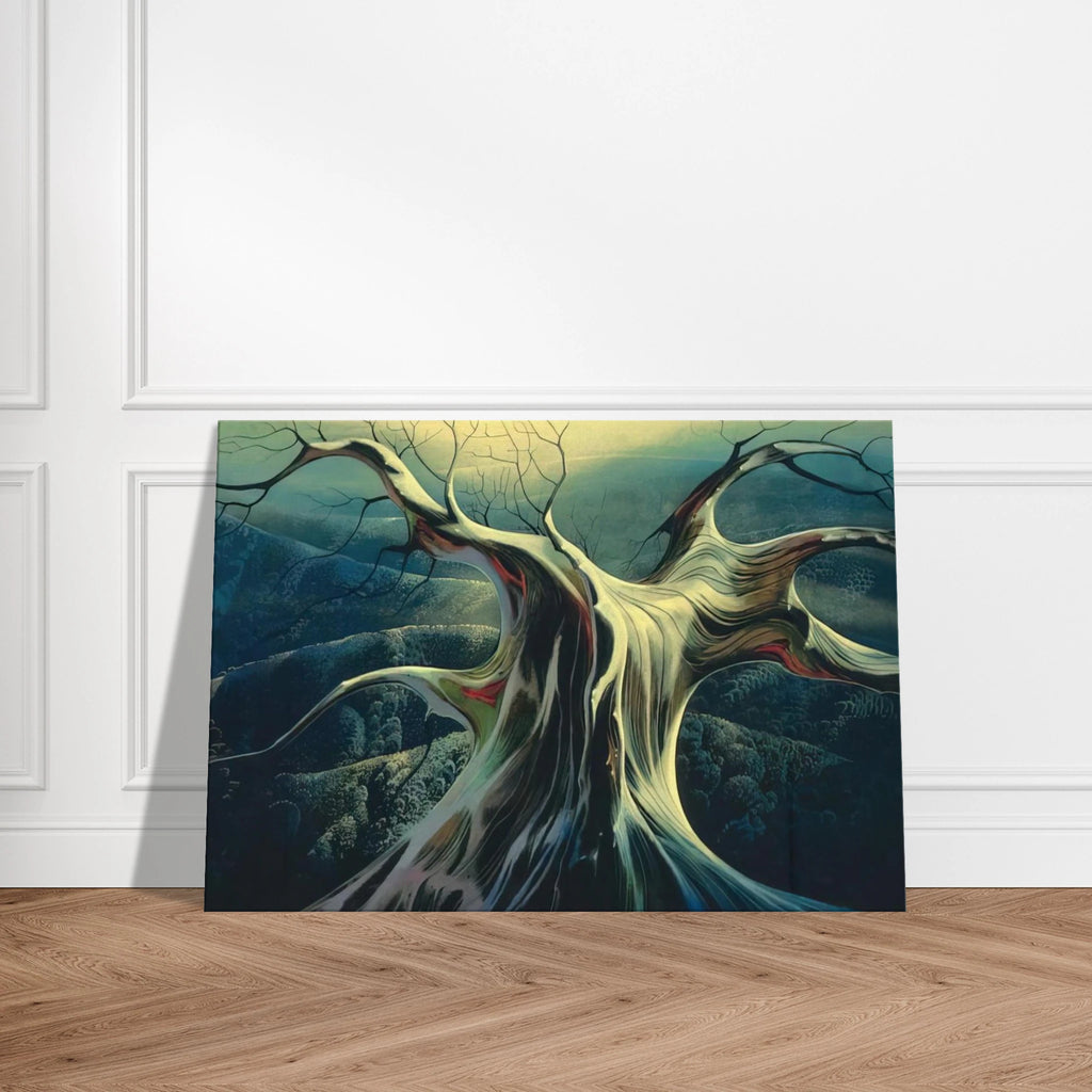Moonlit Tree Trunk Canvas | Eyvind Earle Canvas | Eyvind Earle Prints