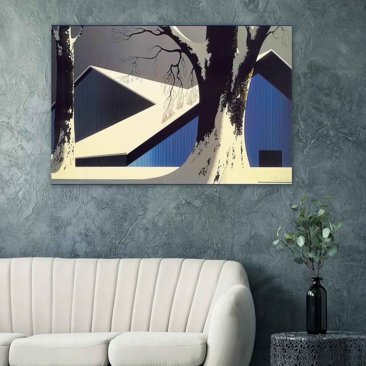 Winter Quiet Poster | Eyvind Earle Poster | Eyvind Earle Prints